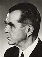 Johan Wilhelm Rangell, pääministerinä 1940-1943. Kuvan lähde on Uuden Suomen kuva-arkisto.