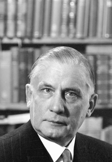 Edwin Linkomies vuonna 1956. Kuvan lähde on Wikipedia.