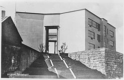 Viipurin taidemuseon portaikko 1930-luvulla. Kuvan lähde on Wikipedia.