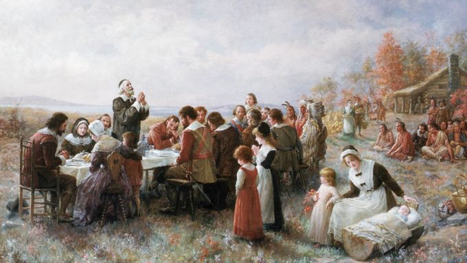 2.	Ensimmäinen kiitospäivä vietettiin Plymouthissa. Kuvan lähde on history.com.