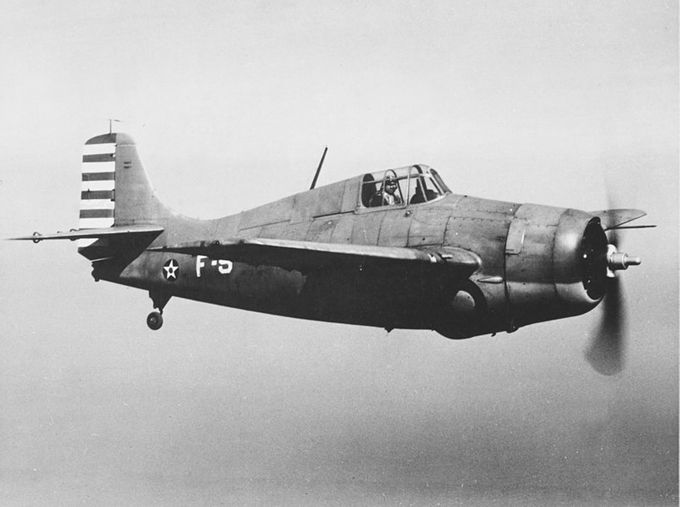 Kuva 9. Grumman F4F Wildcat -hävittäjä. Kuvan lähde on Wikipedia.