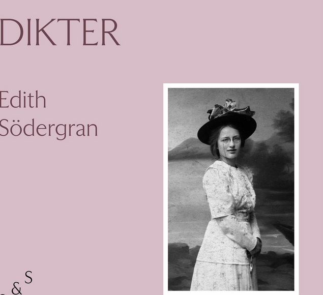 Kuva 1. Edith Södergranin 1. runokokoelman ”Dikter” uuden painoksen kansi. Kuvan lähde on litteratur.sets.fi.